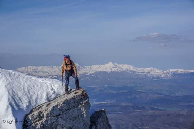 Il Monte Sirente: Alpinista Fabrizio