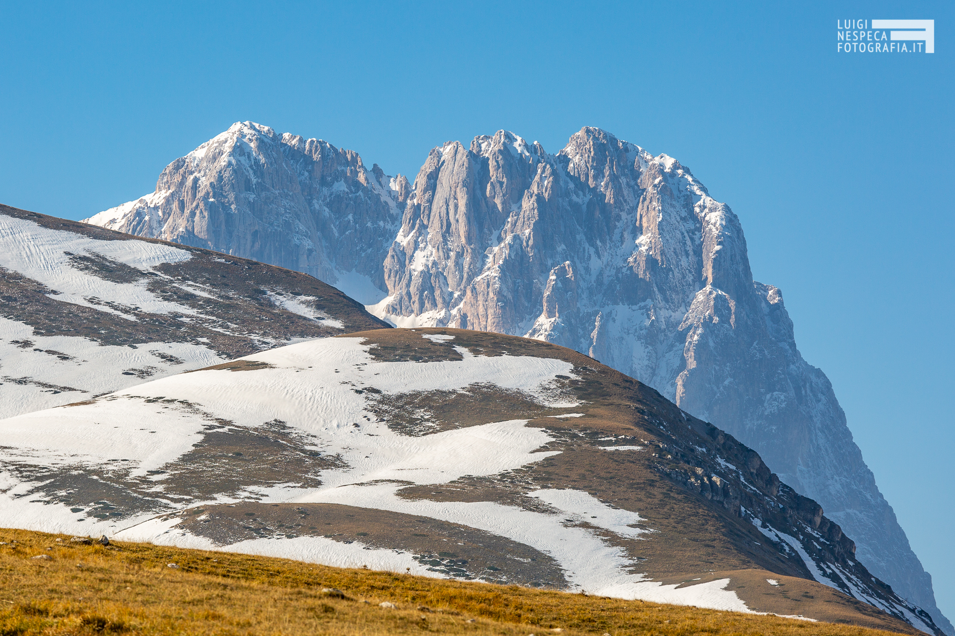 Il Corno Grande - Prima neve - Parco nazionale del Gran Sasso