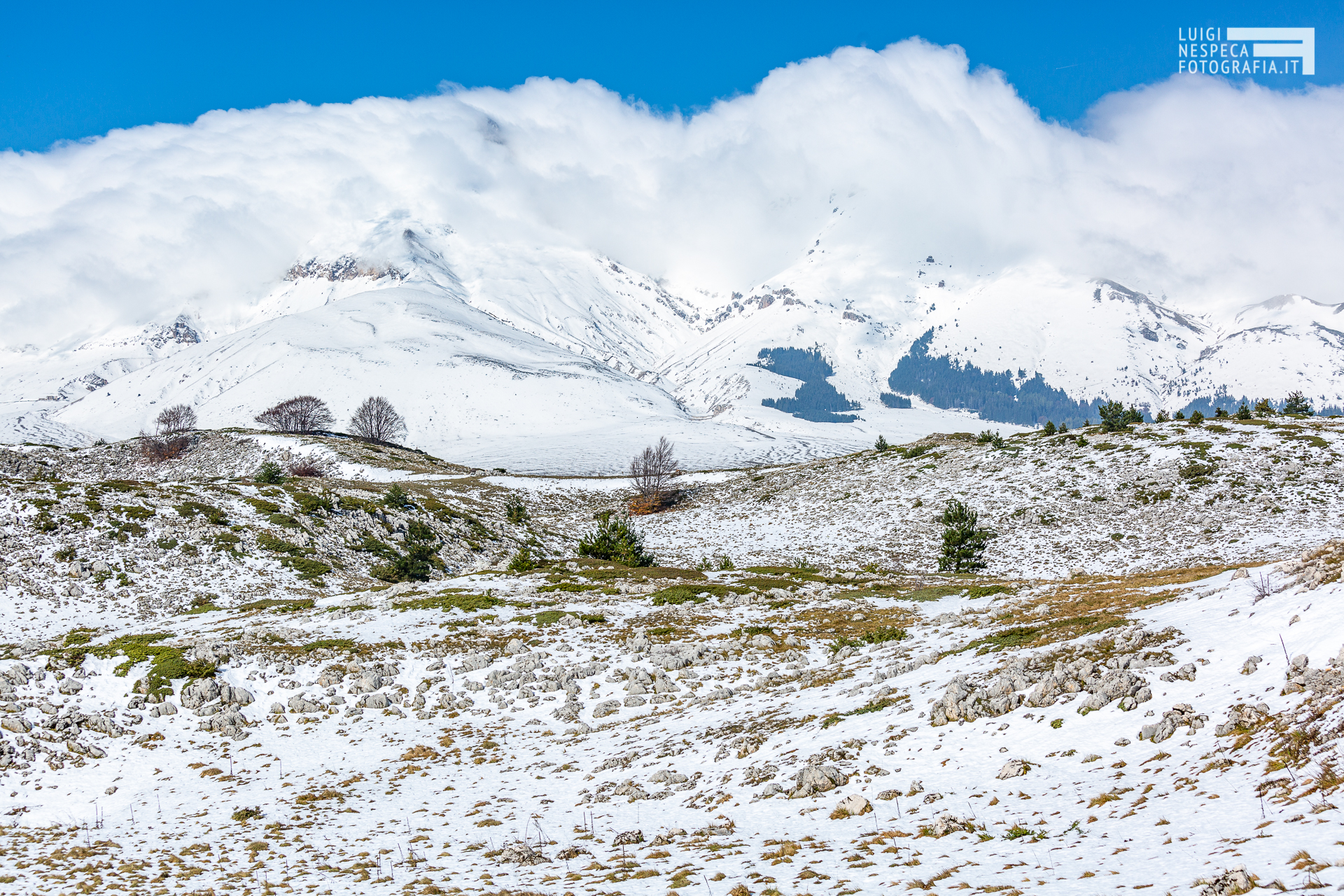 Monte Camicia - Campo Imperatore - Prima neve - Parco nazionale del Gran Sasso