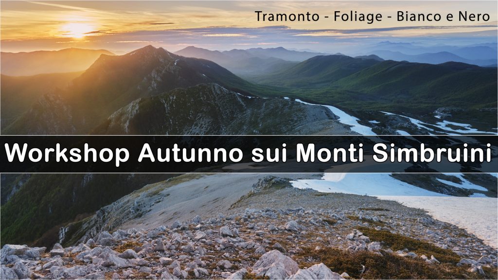 Workshop autunno sui Monti Simbruini 2021