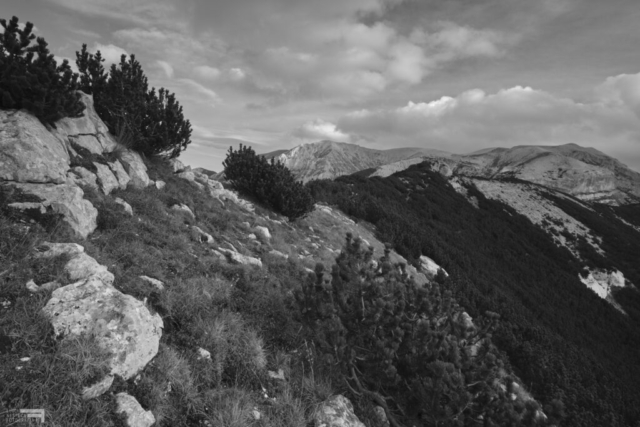 Le creste del Monte Cavallo e le cime più alte della Maiella