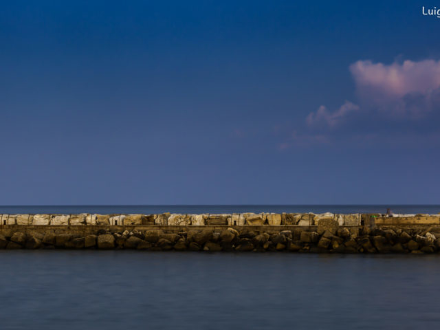 Eclissi di Luna - Luglio 2018 - Monumento al Gabbiano Jonathan Livingston - San Benedetto del Tronto (AP)