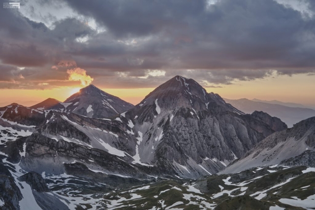 Tramonto a 2400 metri - GRAN SASSO