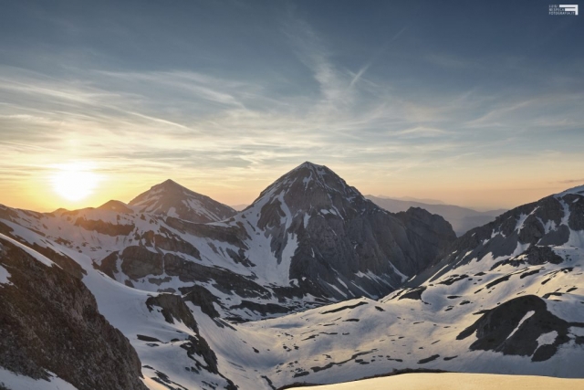 Tramonto a 2400 metri - GRAN SASSO