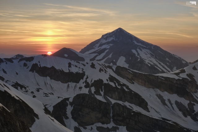 Tramonto a 2400 metri - GRAN SASSO