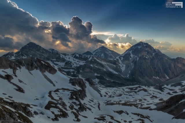 Tramonto a 2400 metri - GRAN SASSO