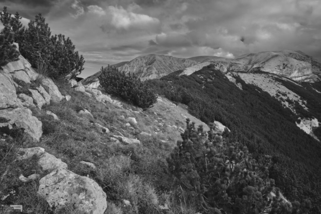 Le creste del Monte Cavallo e le cime più alte della Maiella