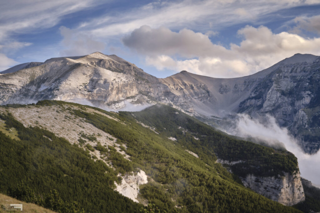 Le creste del Monte Cavallo e le cime più alte della Maiella